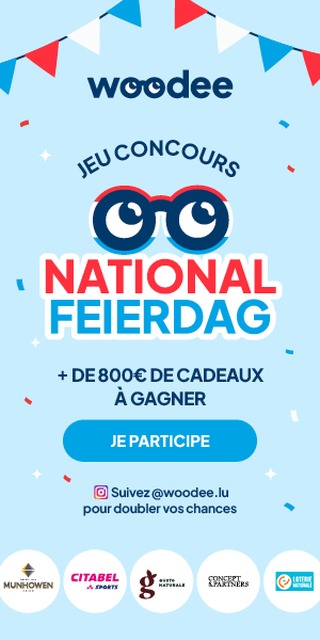 + de 800€ de cadeaux à gagner pour le National Feierdag 🇱🇺
La Fête Nationale app…
