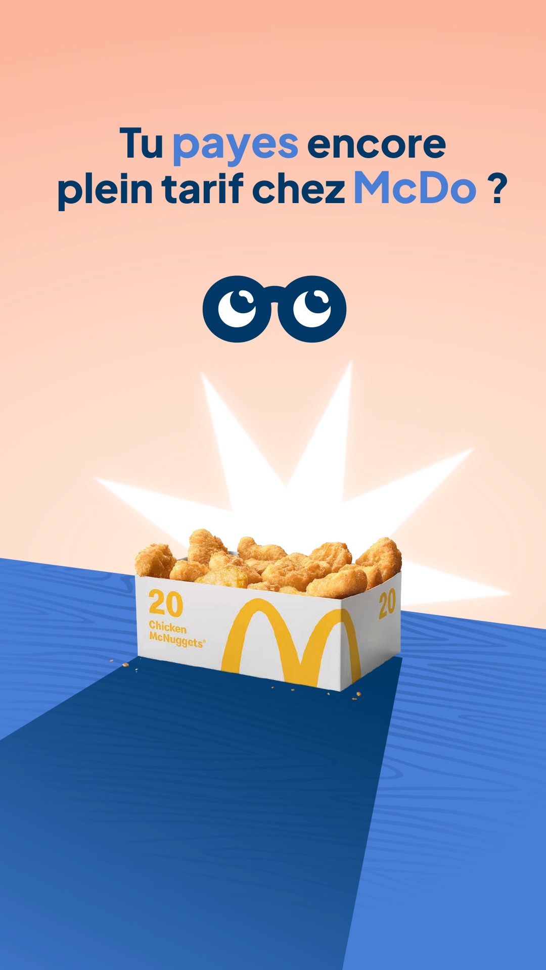 20 NUGGETS POUR 8,95 € ?! 👀🍗

On dit OUI ! 
Et ce n’est pas tout…  plein d’autr…