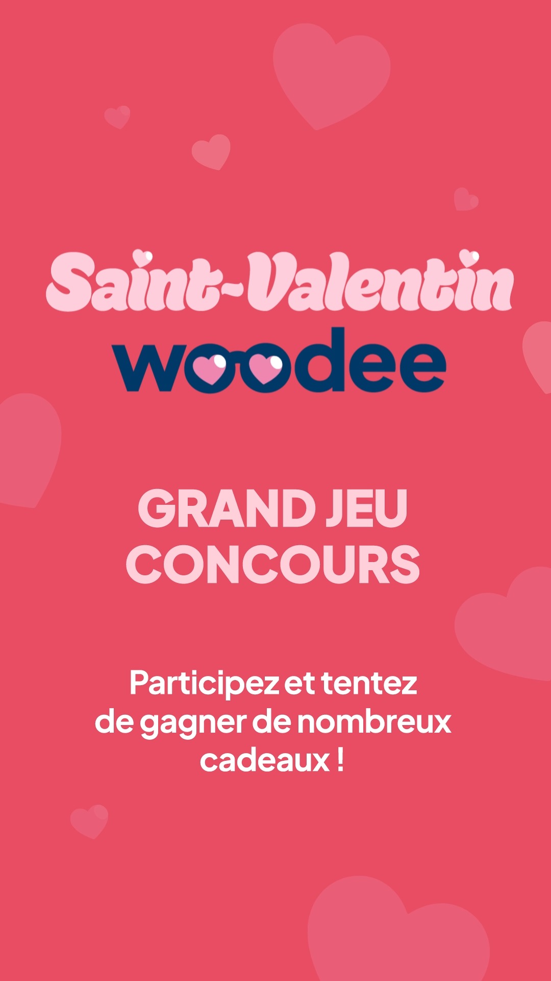 Ne ratez pas LE concours de la Saint-Valentin. Regardez la vidéo pour voir ce q…