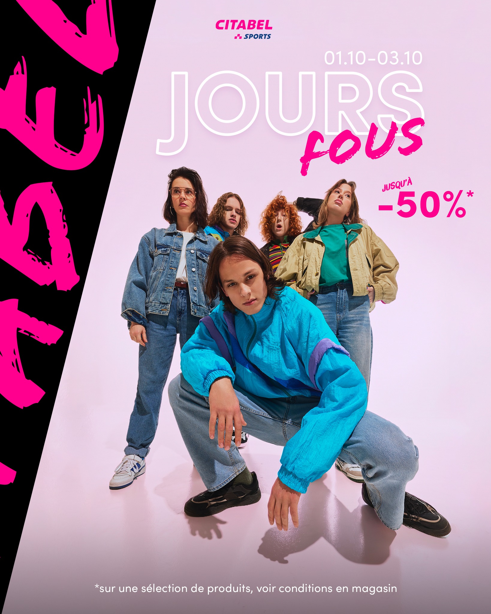 3 JOURS FOUS chez CITABEL SPORTS LEUDELANGE ! 🔥

 📅 Du 1er au 3 octobre 2026 Pr…